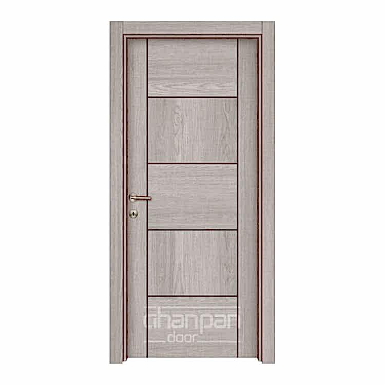Modern melamine doors for global interior door markets.