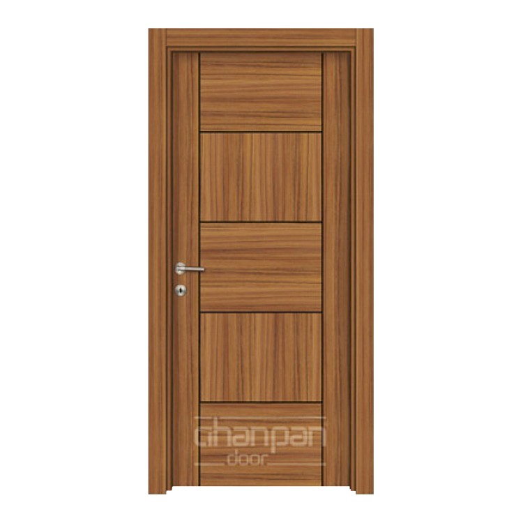 Modern melamine doors for global interior door markets.