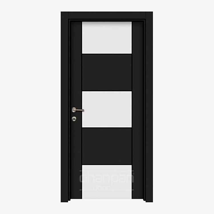 Modern melamine doors for global interior door markets.